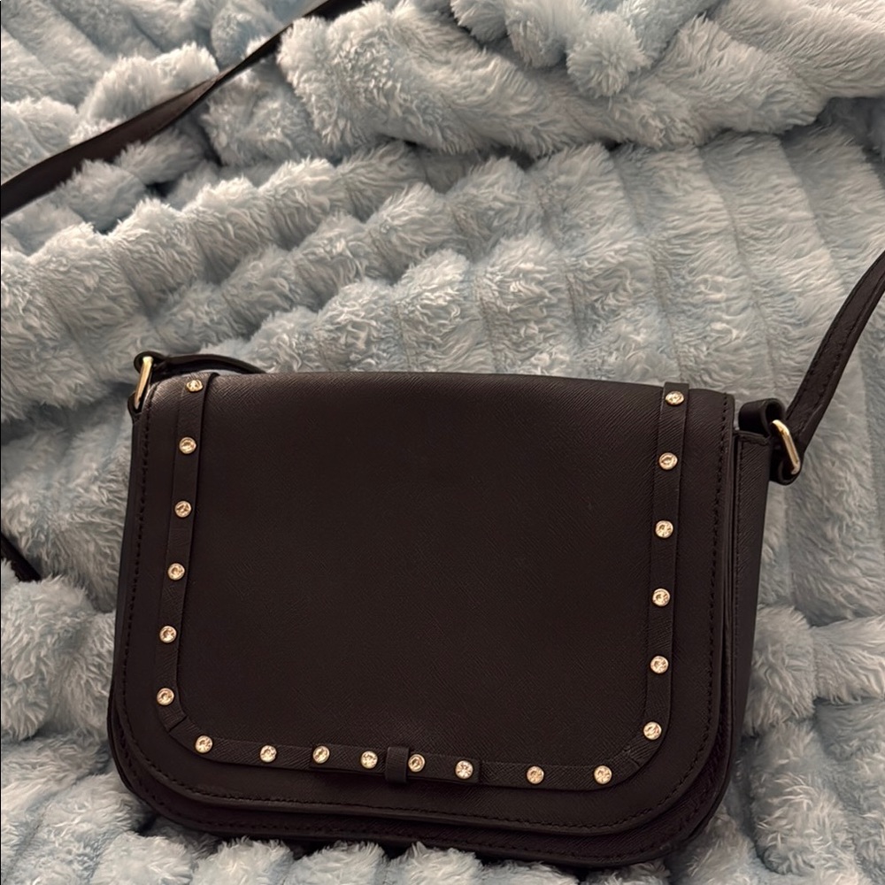 Kate Spade Black Studded Crossbody Bag